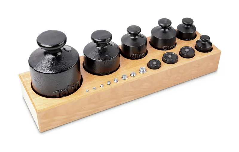 Gewichtsatz KERN 362-99, OIML-Klasse M3, Nennwert 1 g; 10 kg, Edelstahl (1 g Serie – in verschiedenen Ausführungen erhältlich