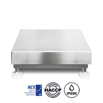 Geeicht lieferbare Plattformwaage Dini Argeo TME60-HGX - – Höchstlast 60 kg - Ablesbarkeit 10 g - Wägefläche 500 x 400 mm - Edelstahl 
