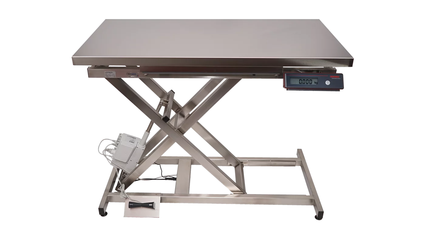 Soehnle 7857.70.001 Untersuchungstisch mit Waage – Höchstlast 150 kg – Ablesbarkeit 50 g – Wägefläche 1250 x 600 mm – Edelstahl