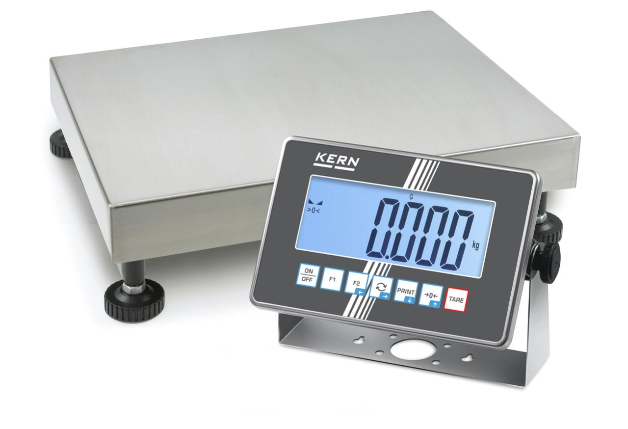Plattformwaage KERN IXC 60K-3L – Wägebereich 60 kg – Ablesbarkeit 2 g – Wägefläche 500 x 400 mm