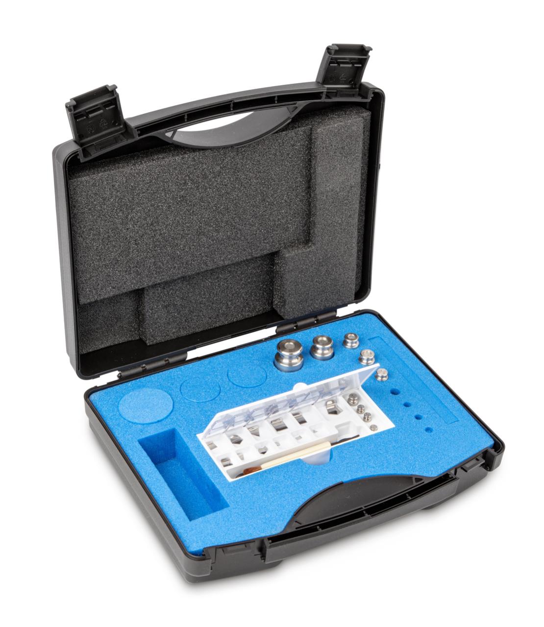 Gewichtsatz KERN 333-034, OIML-Klasse F2, Nennwert 1 mg; 100 g, Knopf, , im Kunststoff-Etui 