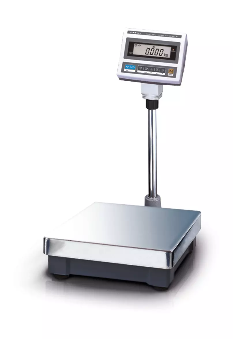 Geeicht lieferbare Plattformwaage CAS DB-II - In verschiedenen Varianten und Plattformgrößen verfügbar.