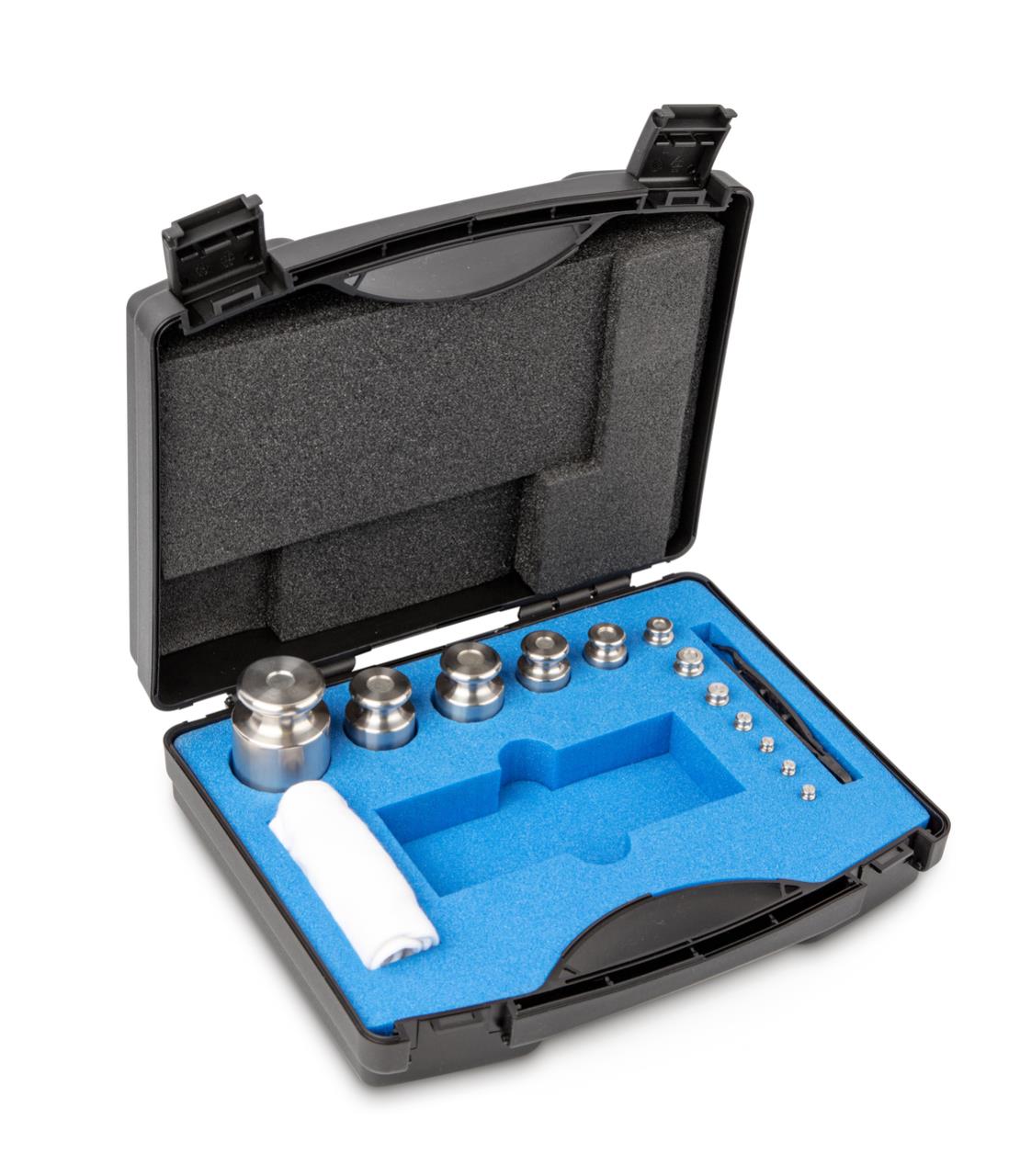 Weight set KERN 334-054, OIML class F2, nominal value 1 g; 500 g, knob, , in the plastic-case
