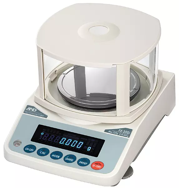 Precision Balance – A&D FX–300i – Maximum Capacity 320g – Readability 0.001g – Metal Body – Warranty 4 Years