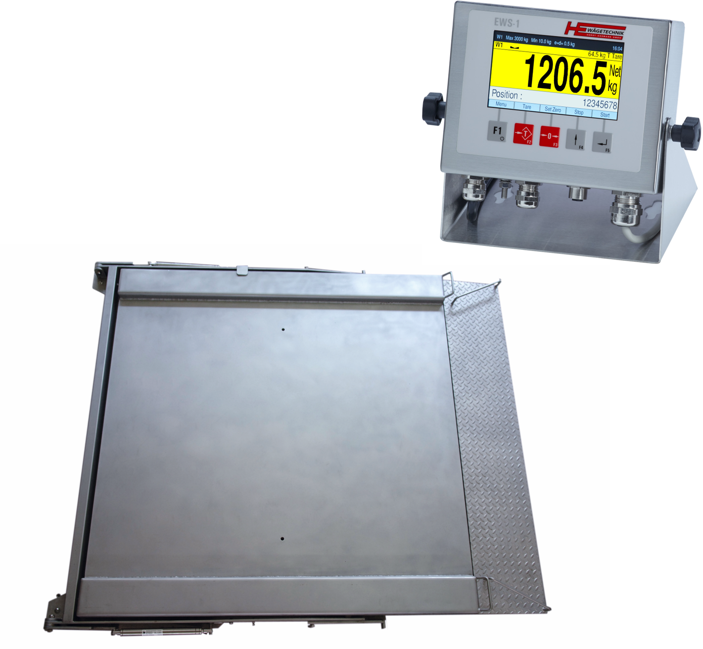 ESSMANN Durchfahrwaage klappbar