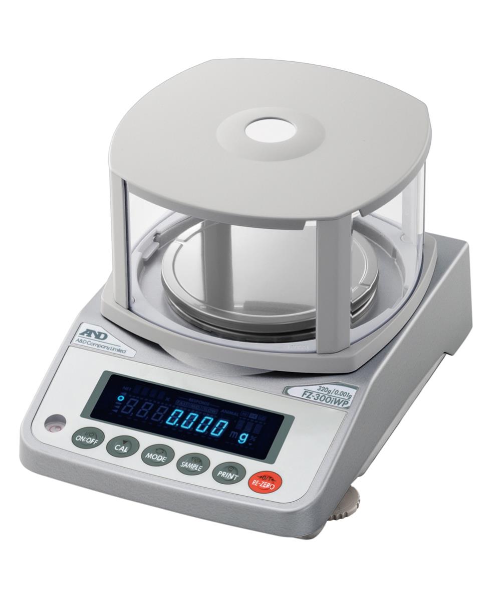 Laborwaage, analytische Waage, digitale Anzeige, Kalibrierung, tare-Funktion