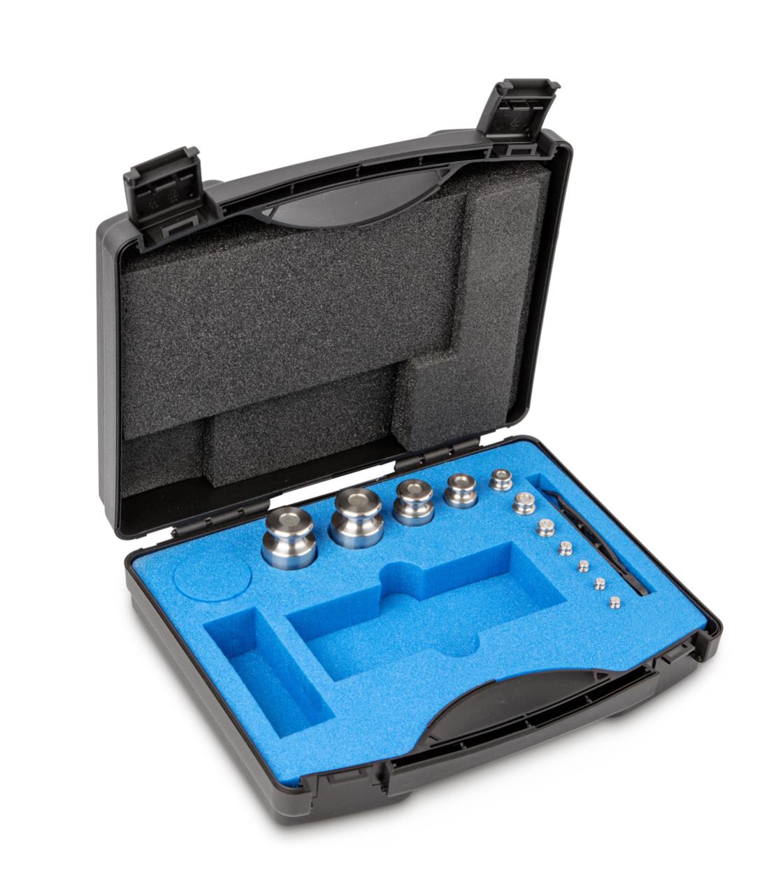 Weight set KERN 334-044, OIML class F2, nominal value 1 g; 200 g, knob, , in the plastic-case