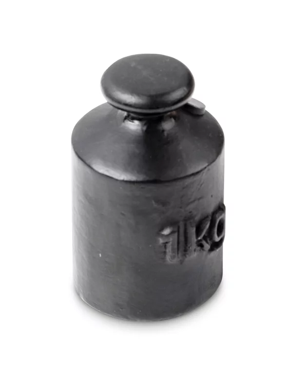Prüfgewicht KERN 366-97, OIML-Klasse M3, Nennwert 10 kg, Knopf, Gusseisen lackiert