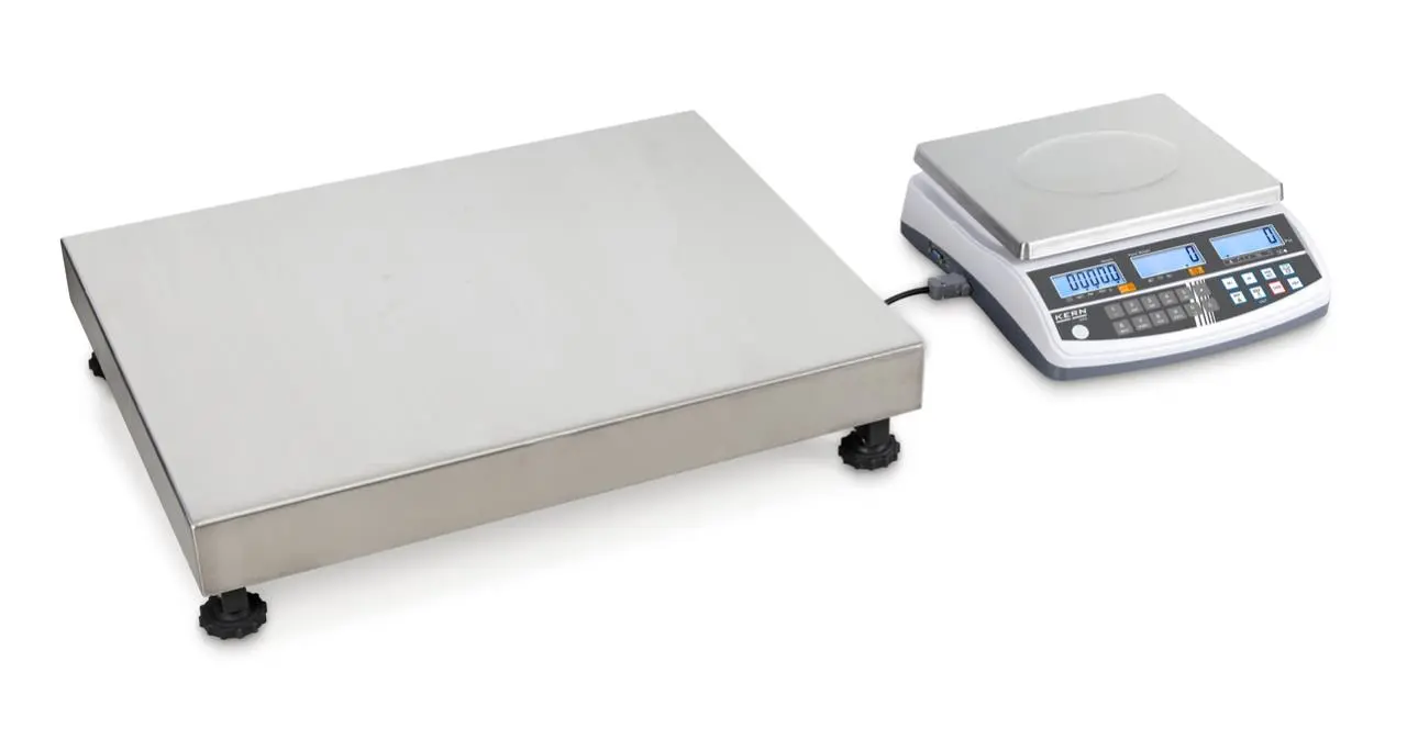 Zählwaage KERN CCS 6K-6 - Wägefläche 230 x 230 mm - Edelstahl 500 x 400 mm 0,5 g/Stück 60 kg kaufen