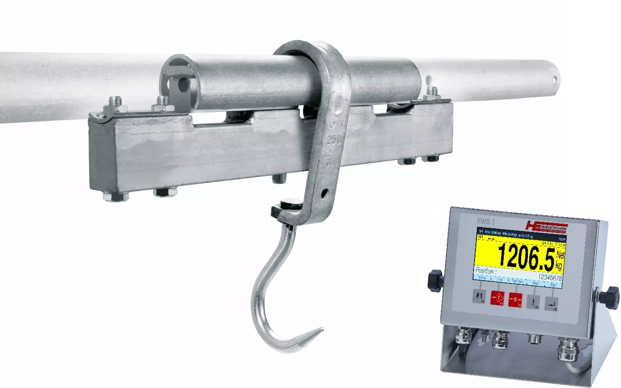ESSMANN Rohrbahnwaage mit Systec IT1