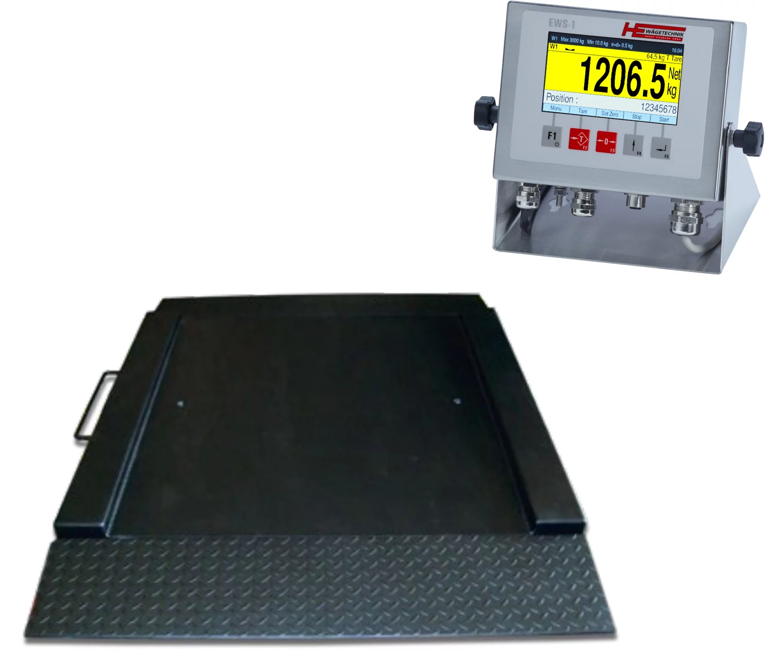 ESSMANN Durchfahrwaage mit Systec IT1